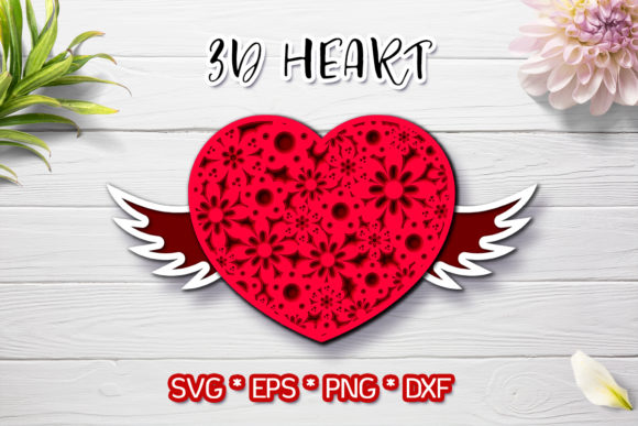 3D Heart for Valentineβs Day: A Fresh 3D SVG Shape for Romantic Branding