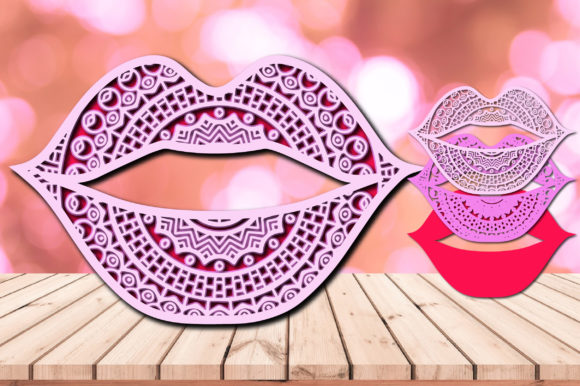 3D Valentine s Day Kiss Lips Mandala: A Designer’s Real-World Review for Client Projects