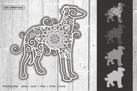 Dog 1 Mandala Vector SVG Multilayer Review for Real Embroidery Use