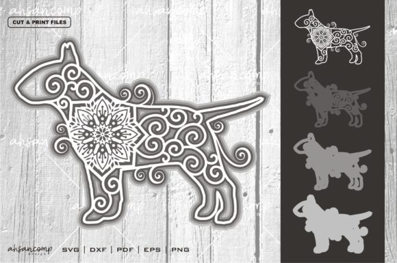 Dog Vector 1 3D Layered: A Dynamic 3D SVG for Local Business Branding and Shadow Box Packaging