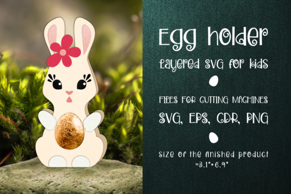 h1Easter Bunny Egg Holder 3D SVG for Craft & Handmade Business Use/h1