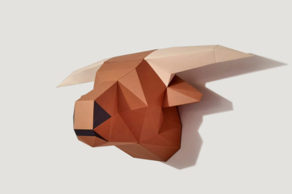 Highland Cow Trophy: A 3D SVG Shape That Adds Whimsy to Branding Kits