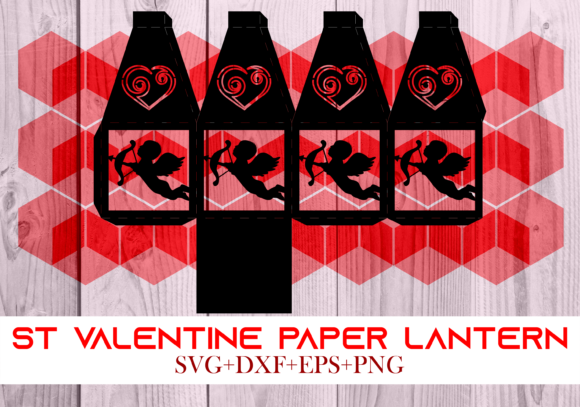 St Valentine Paper Lantern Series 0100: A 3D SVG Design That Elevates Holiday Branding